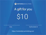 Motorola Solutions Gift Certificate